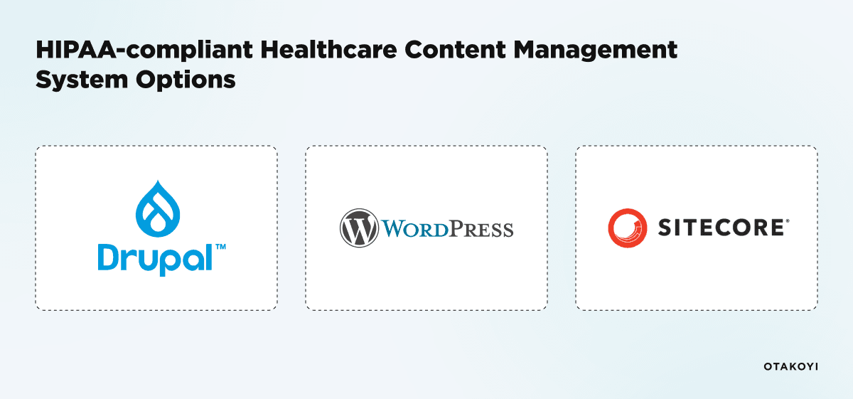 HIPAA-compliant Healthcare CMS Options