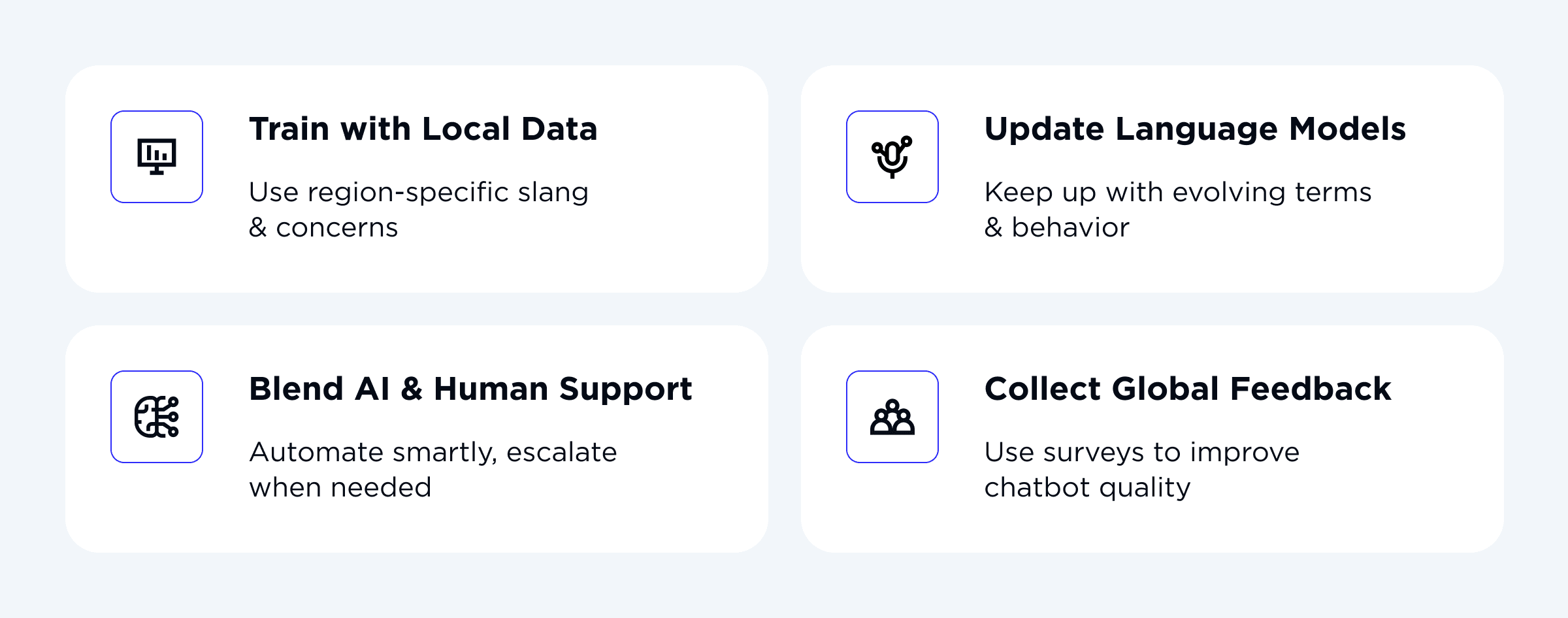 Best practices to follow for efficient multilingual support