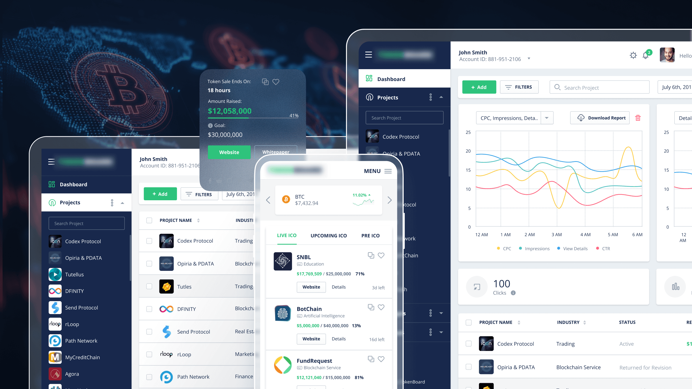 Cryptocurrency marketplace software for Fintech industry