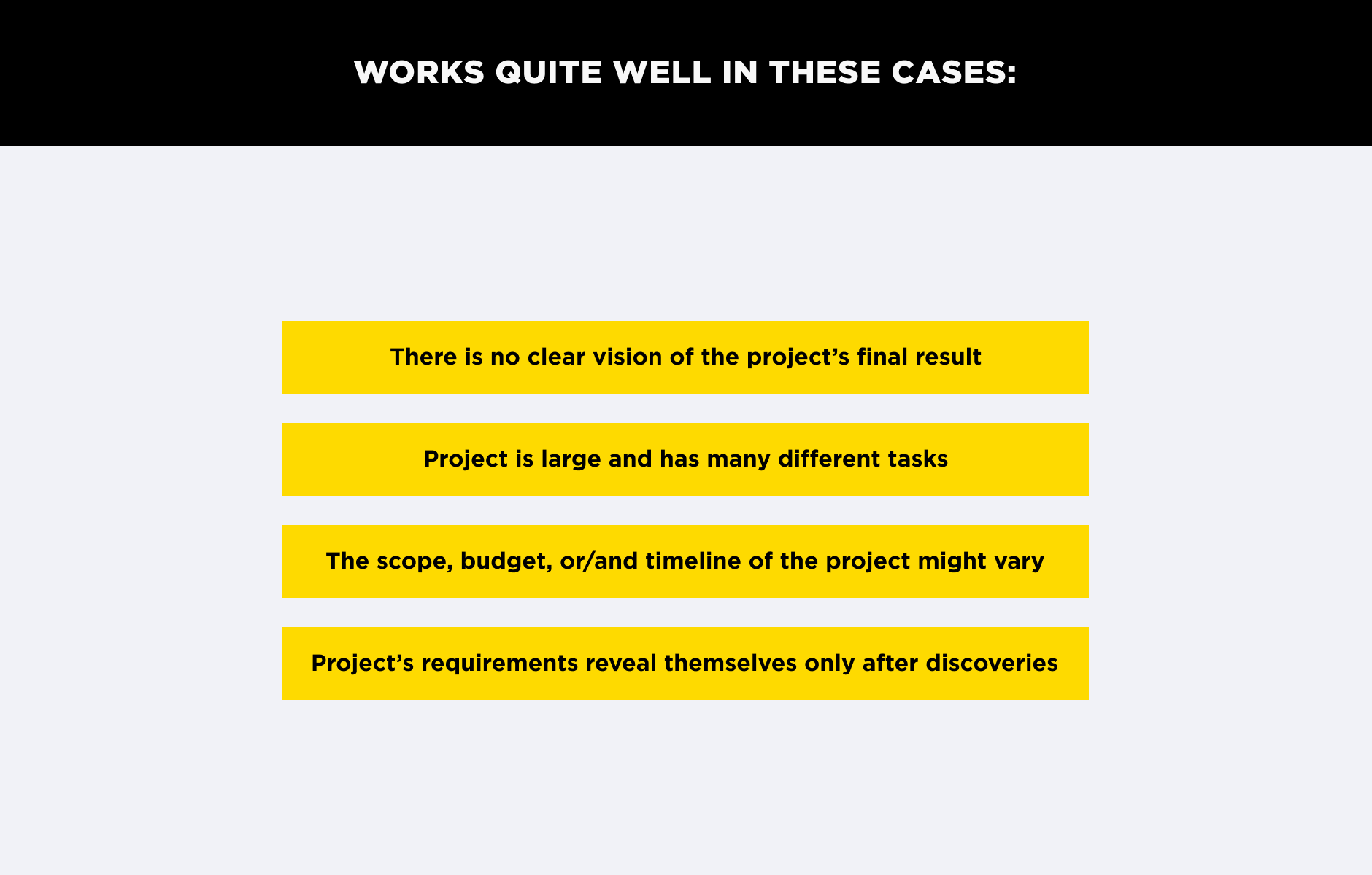 dedicated team projects